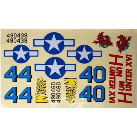 Hangar 9 samolepky: P-47 Thunderbolt 1.5m