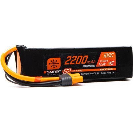 Spektrum Smart G2 LiPo 14.8V 2200mAh 100C IC3