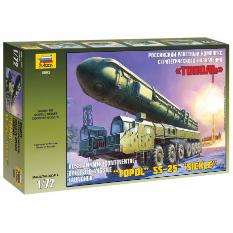 Model Kit military 5003 - Ballistic Missile Launcher "Topol" (1:72)
