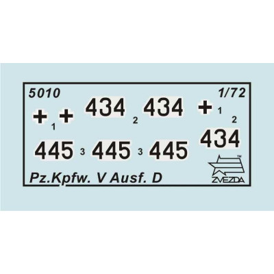 Snap Kit tank 5010 - Panzerkampfw.V Panther Ausf.D (1:72)