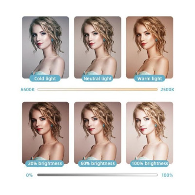 LED Fill Light for Tablets / Smartphones (Type 2)(With Battery)