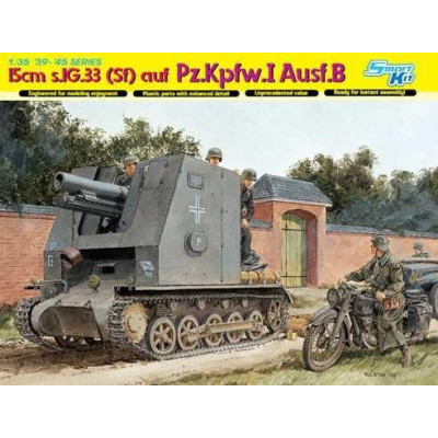 Model Kit military 6259 - 15cm s.IG.33 (Sf) AUF Pz.Kpfw.I Ausf.B (SMART KIT) (1:35)