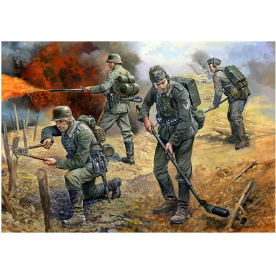 Wargames (WWII) figurky 6110 - German Sturmpioniere (1:72)