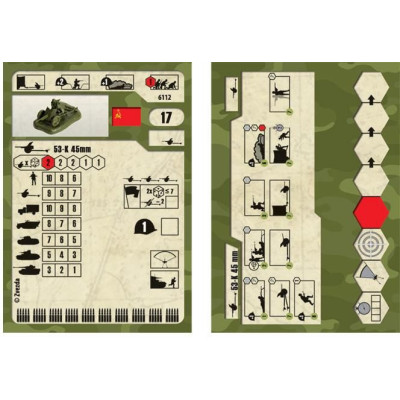 Wargames (WWII) figurky 6112 - Soviet Gun 45mm (1:72)