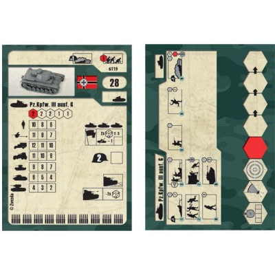 Wargames (WWII) tank 6119 - German Tank Panzer III (1:100)