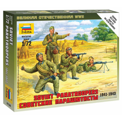 Wargames (WWII) figurky 6138 - Soviet Paratroops (1:72)