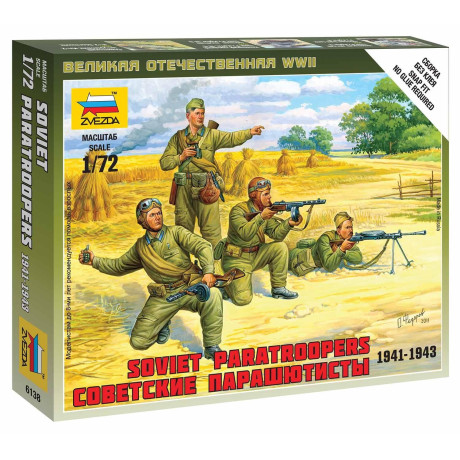 Wargames (WWII) figurky 6138 - Soviet Paratroops (1:72)