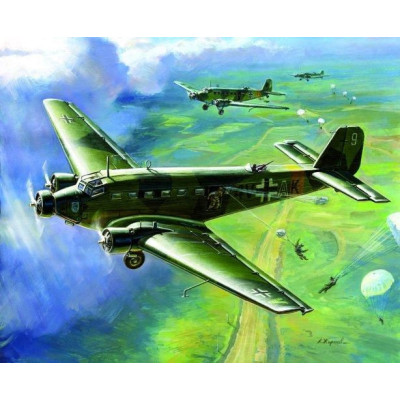 Wargames (WWII) letadlo 6139 - Junkers Ju-52 Transport Plane (1:200)