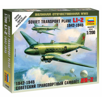 Wargames (WWII) letadlo 6140 - LI-2 Soviet Transport Plane (1:200)