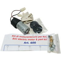 A Bruma RC propulziós készlet egy lehetőség a hajó villamosítására Mantua Model Bruma Motor Yacht 1:43 készlet, a készlet tartalmaz egy 540 sorozatú elektromos motort és egy 50z fogaskerék készletet sárgaréz meghajtókkal és anyákkal két hajócsavarhoz, 18z fogaskerékkel, fogaskerékkel és gumitömlőkkel. A motort árnyékolás és műanyag érintésvédelem nélkül szállítjuk.