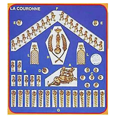 Mantua Model Mosazné díly: La Couronne