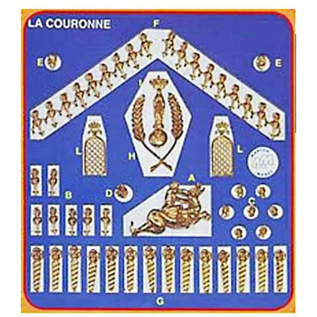 Mantua Model Mosazné díly: La Couronne