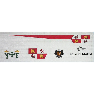 Mantua Model Sada vlajek: Santa Maria 1:50