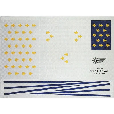 Mantua Model Sada vlajek: Le Soleil Royal