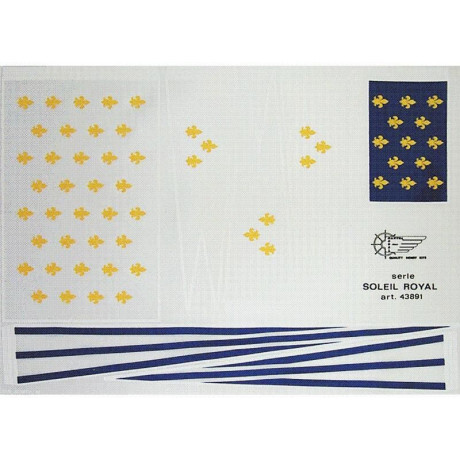 Mantua Model Sada vlajek: Le Soleil Royal