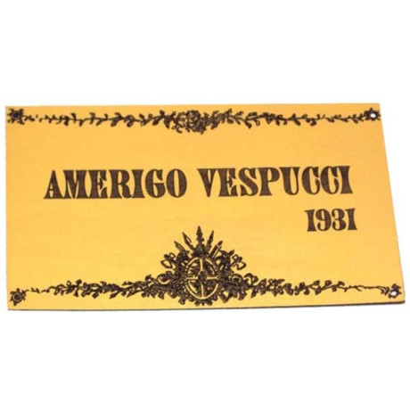 Mantua Model Štítek dřevěný: Gorch Fock