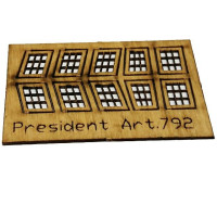 Ajánlott tartozékok a Mantua Model President 1:60 készlethez: gravírozott alkatrészek fa.