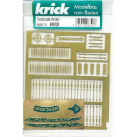 Ajánlott tartozékok a Mantua Model Mercatorhoz: fotómaratott sárgaréz alkatrészek. 