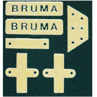 Ajánlott tartozékok a Mantua Model Bruma 1:43-as modellhajóhoz.