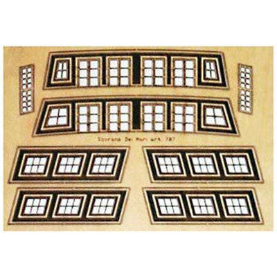 Mantua Model Gravírované díly dřevo: Sovereign of the Seas