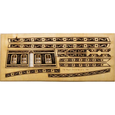 Mantua Model Gravírované díly dřevo: Royal Caroline