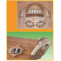 Ajánlott tartozékok a Mantua Model HMS Bounty 1:60 készlethez: gravírozott alkatrészek.