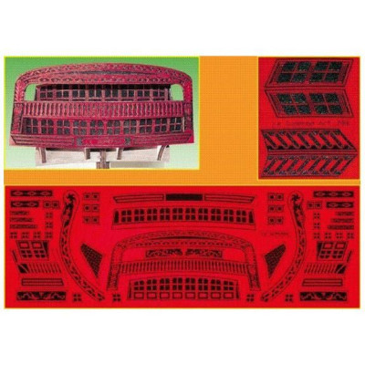 Mantua Model Gravírované díly dřevo: Le Superbe