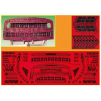 Ajánlott tartozékok a Mantua Model Le Superbe 1:75 készlethez: gravírozott alkatrészek.