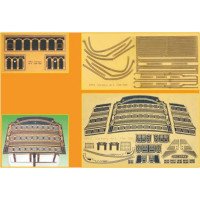Ajánlott tartozékok a Mantua Model HMS Victory 1:78 készlethez: gravírozott alkatrészek.