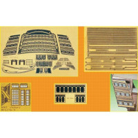 Ajánlott tartozékok a Mantua Model HMS Victory 1:98 készlethez: gravírozott fa alkatrészek.