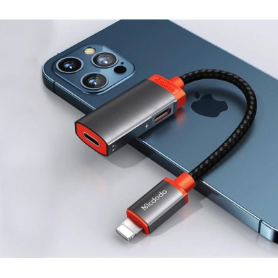 Lightning to Dual-Lightning Audio Adapter (2A)