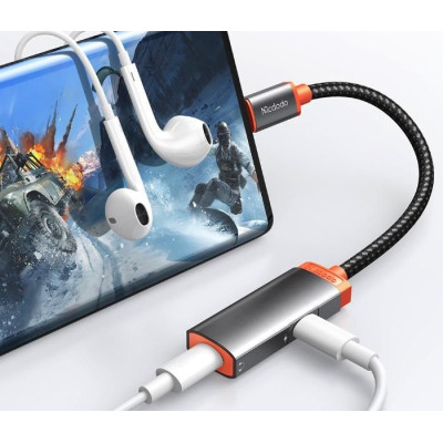 Type-C to Dual-Type-C Audio Adapter (3A)