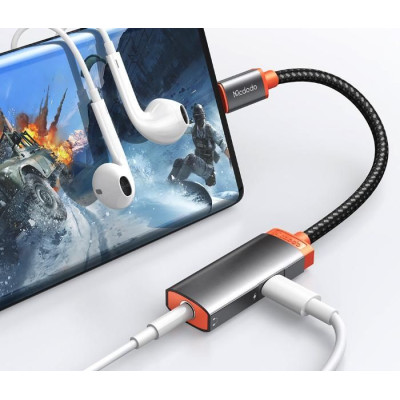 Type-C to DC3.5 + Type-C Audio Adapter (3A)