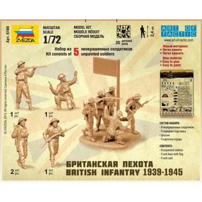 Wargames (WWII) figurky 6166 - British Infantry 1939-42 (1:72)