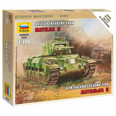 Wargames (WWII) tank 6171 - British Tank "Matilda II" (1:100)