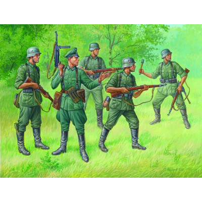 Wargames (WWII) figurky 6178 - German Regular Infantry 1939-43 (1:72)