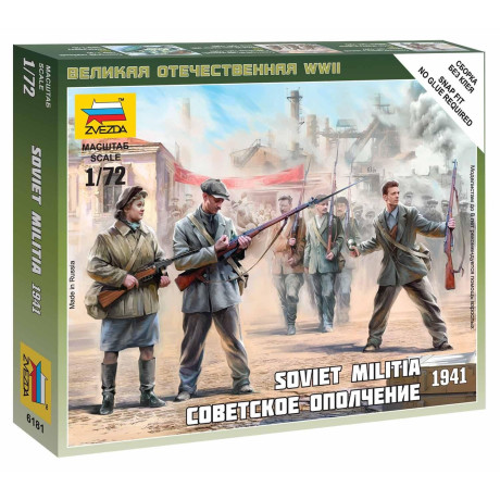 Wargames (WWII) figurky 6181 - Soviet Militia 1941 (1:72)