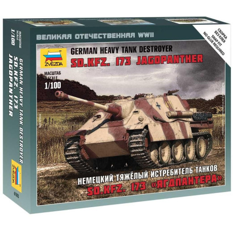 Wargames (WWII) military 6183 - Sd.Kfz.173 Jagdpanther German Heavy Tank Destroyer (1:100)