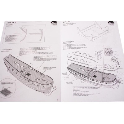 VICTORY MODELS H.M.S. Fly 1776 1:64 kit