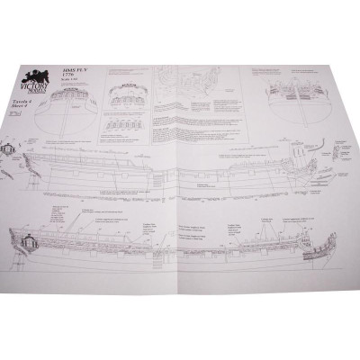 VICTORY MODELS H.M.S. Fly 1776 1:64 kit