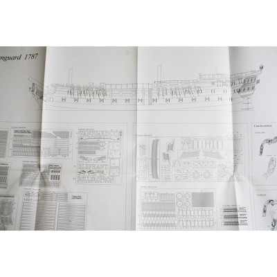 VICTORY MODELS H.M.S. Vanguard 1798 1:72 kit