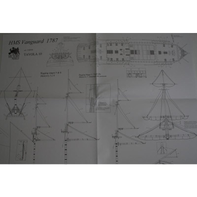 VICTORY MODELS H.M.S. Vanguard 1798 1:72 kit