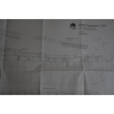 VICTORY MODELS H.M.S. Vanguard 1798 1:72 kit