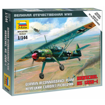 Wargames (WWII) letadlo 6184 - Henschel HS-126B (1:144)