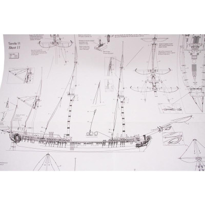 VICTORY MODELS H.M.S Pegasus 1776 1:64 kit