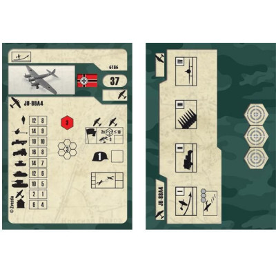 Wargames (WWII) letadlo 6186 - Junkers Ju-88A4 (1:200)