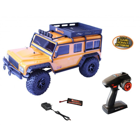 DF-4J XXL CRAWLER 2020 ORANGE s LED 5CH VYSIELAČ 2,4