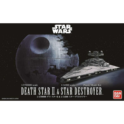 Plastic ModelKit BANDAI SW 01207 - Death Star II + Imperial Star Destroyer