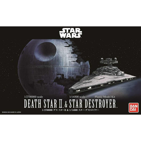 Plastic ModelKit BANDAI SW 01207 - Death Star II + Imperial Star Destroyer