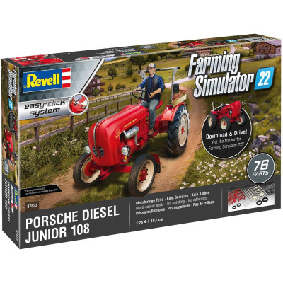 EasyClick traktor 07823 - Porsche Junior 108 (Farming Simulator Edition) (1:24)